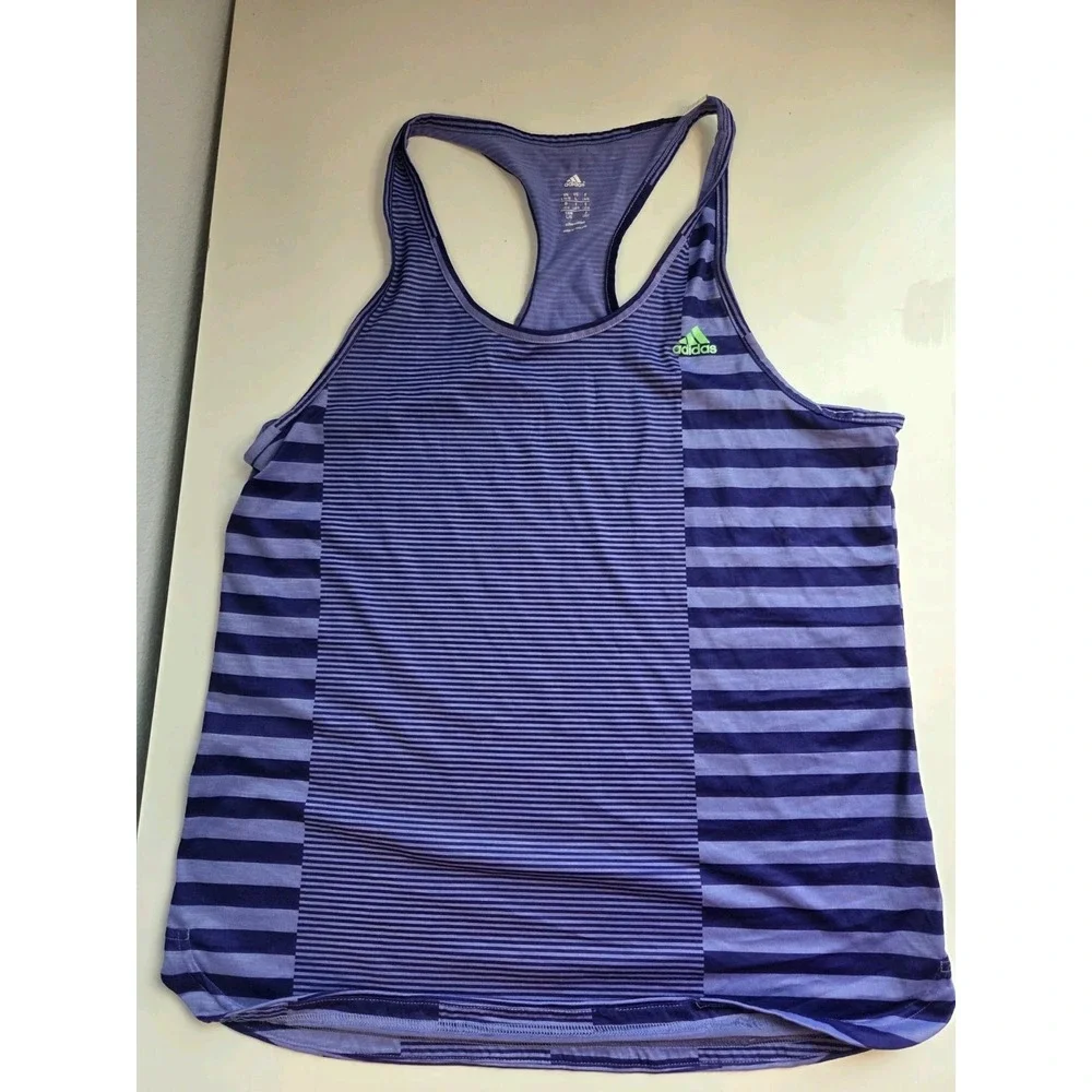 Gymshark Adidas Womens Large‎ Shirt Women Tank Top Athletic Purple Orange
